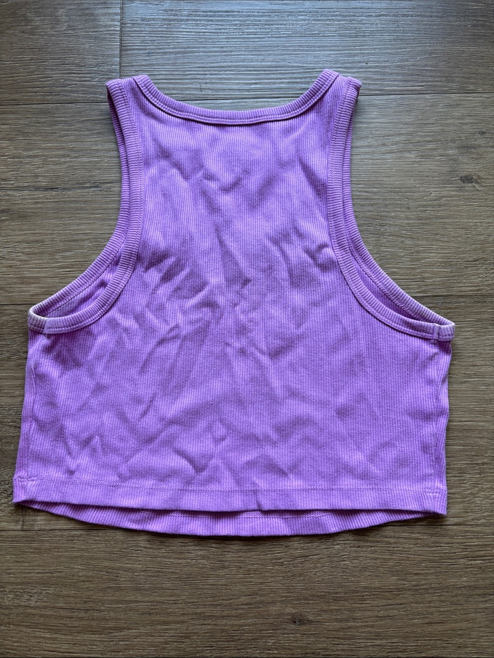 Wild Fable Lavender Ribbed Crop Tank - Picture 2 of 3